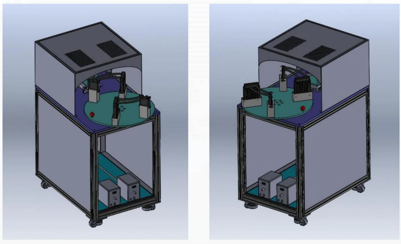 Heat shrink tubing heating machine