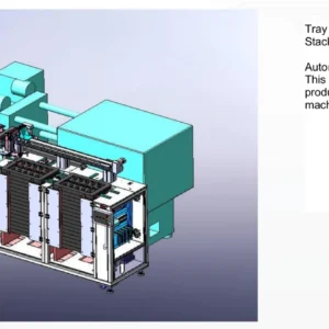 Tray Loading and Stacking Machine (Four Tray Stack Positions) — Equipment layout