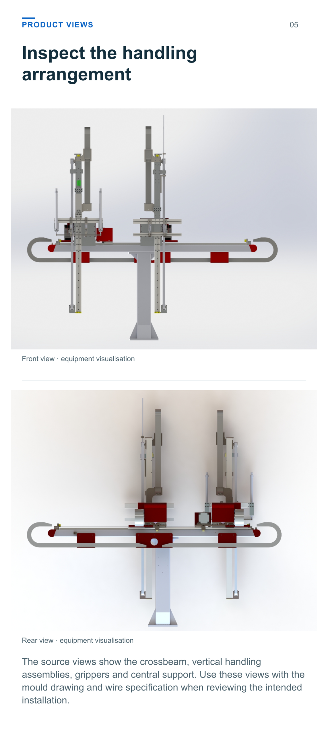 PE Christmas Tree Injection Molding Robot (Single-Level, 2-Output) — product views