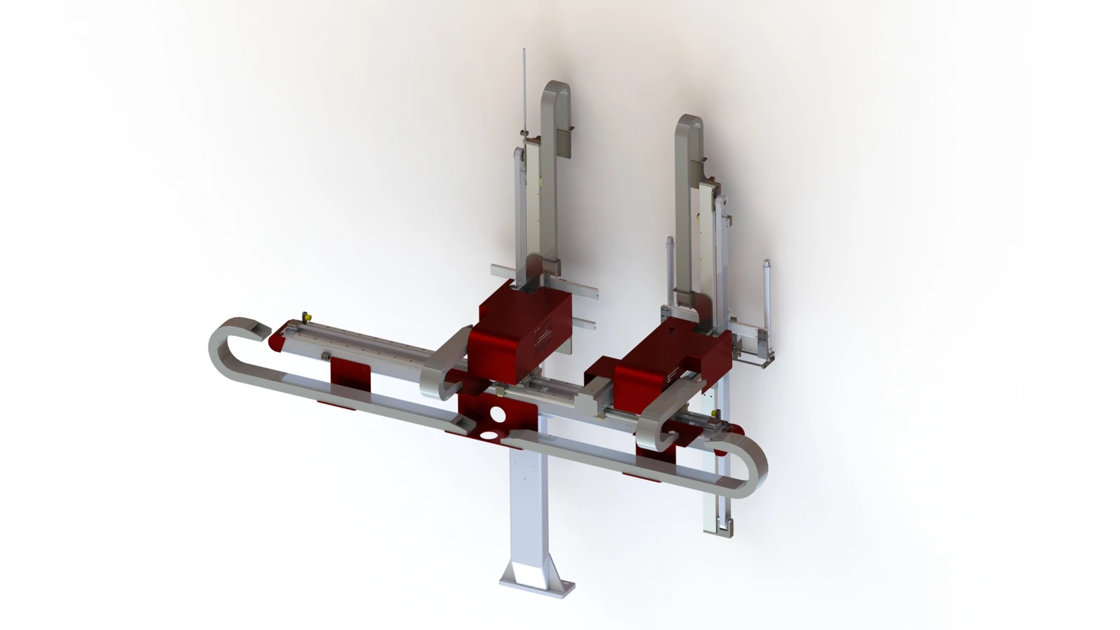 PE Christmas Tree Injection Molding Robot (Single-Level, 2-Output) — Rear three quarter view B