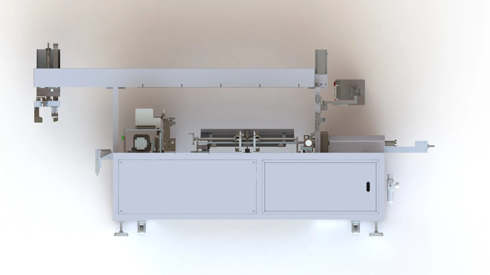 Artificial Christmas Tree Branch Binding Machine — Rear view