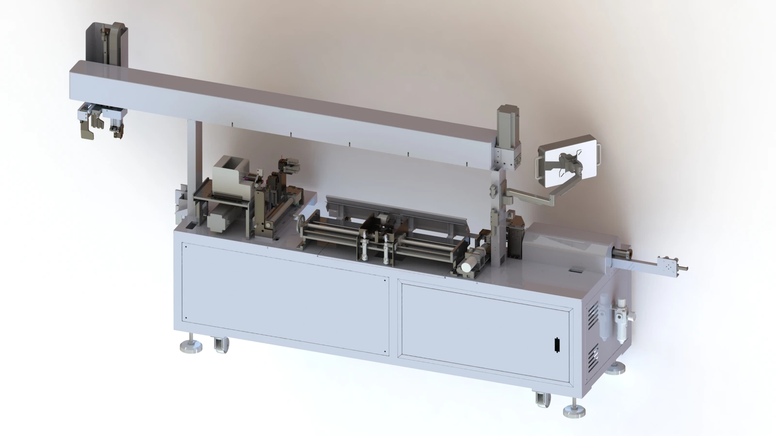 Artificial Christmas Tree Branch Binding Machine — Rear three quarter view B