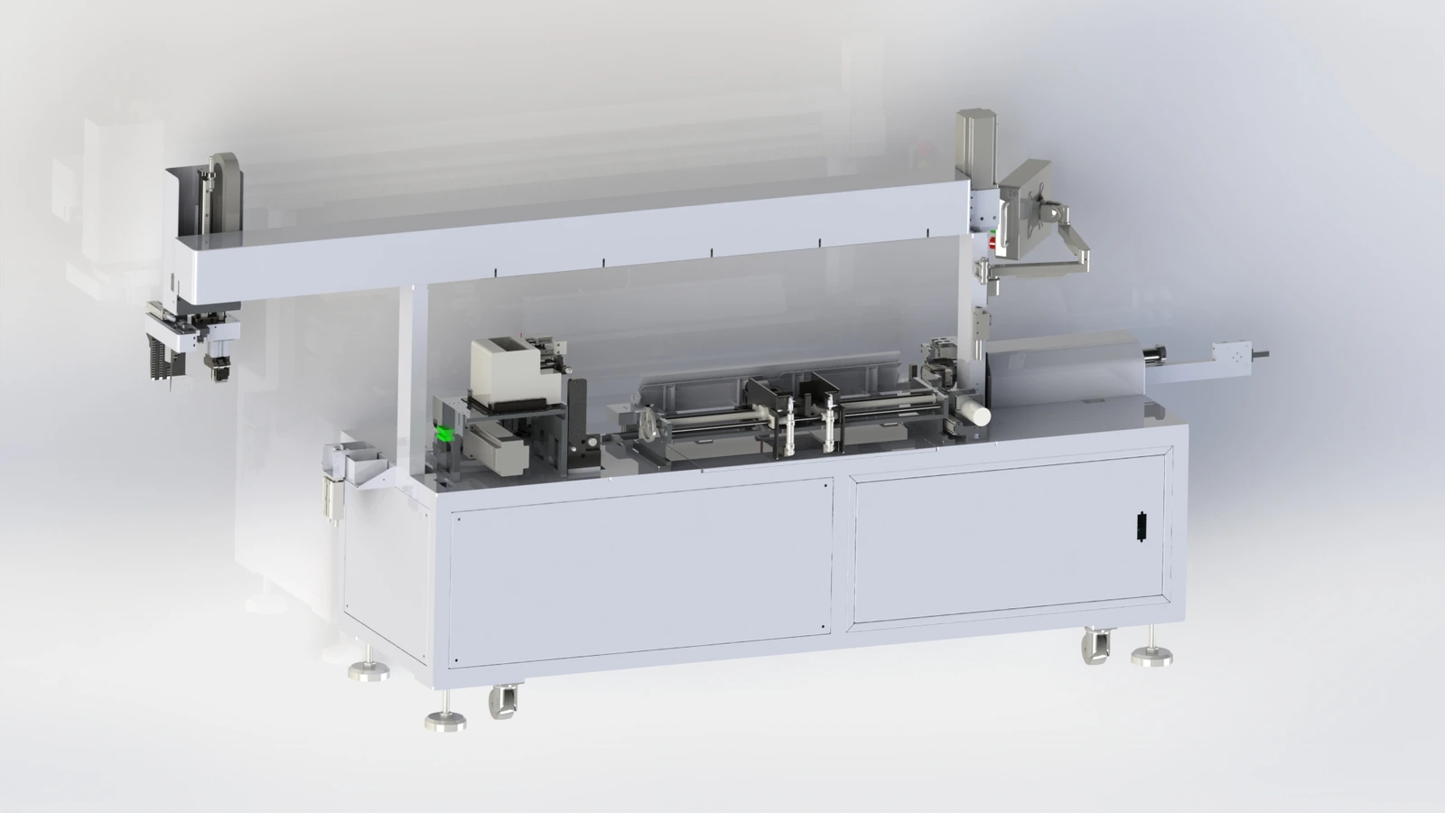 Artificial Christmas Tree Branch Binding Machine — Rear three quarter view A