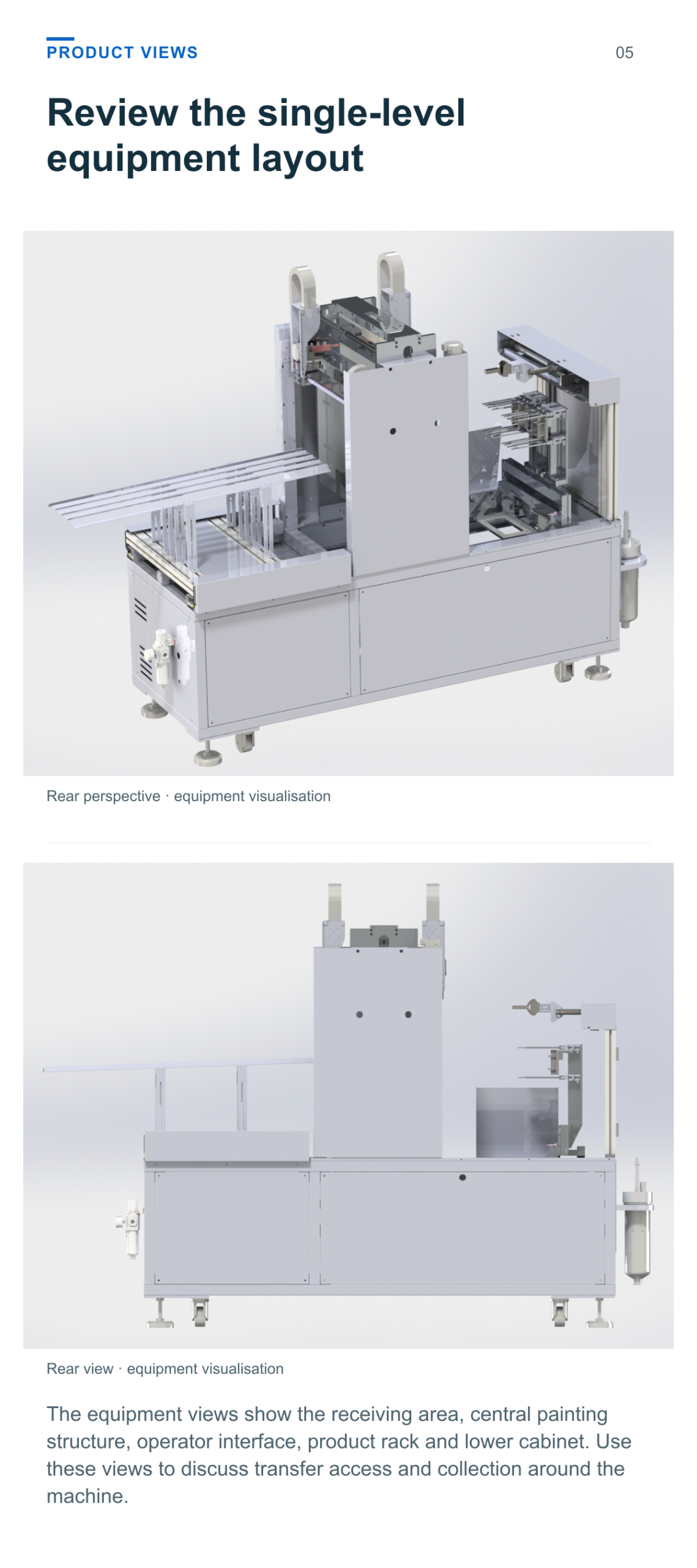PE Christmas Tree Branch Painting Machine (Single-Level, 4-Output) — product views