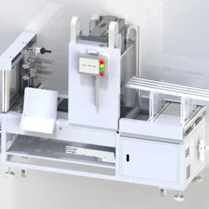 PE Christmas Tree Branch Painting Machine (Single-Level, 4-Output) — Control panel side three quarter view